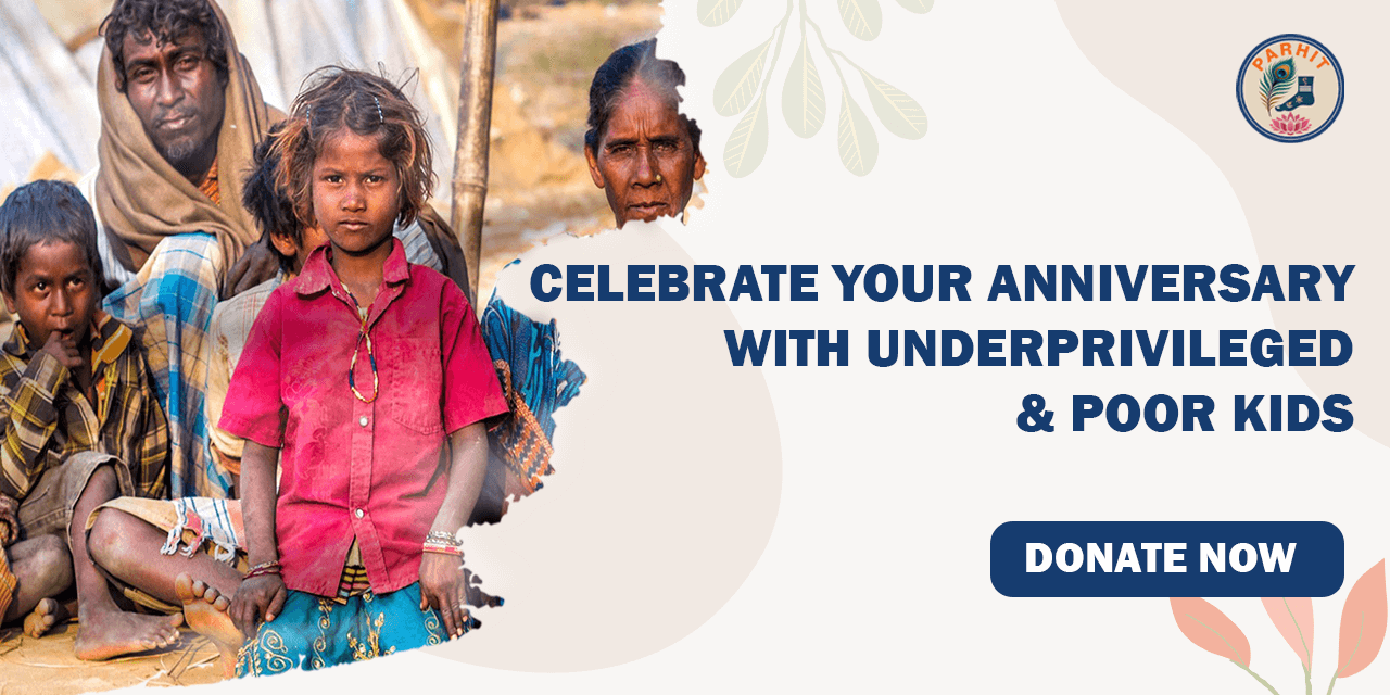 Donate on Anniversary | Celebrate Your Wedding Anniversary with Underprivileged Children